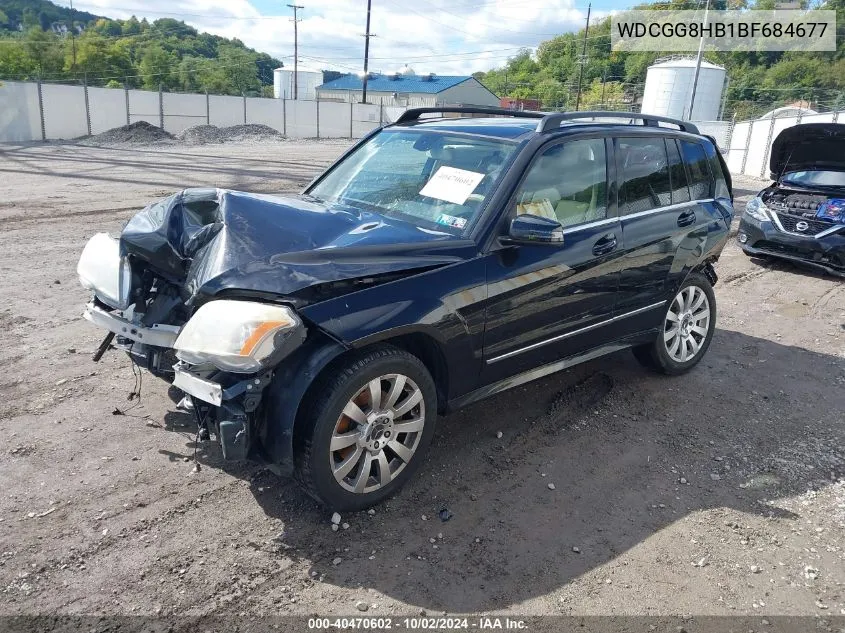 2011 Mercedes-Benz Glk 350 4Matic VIN: WDCGG8HB1BF684677 Lot: 40470602