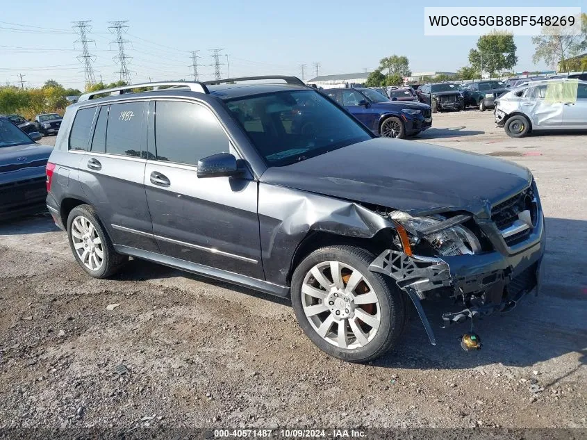 2011 Mercedes-Benz Glk 350 VIN: WDCGG5GB8BF548269 Lot: 40571487