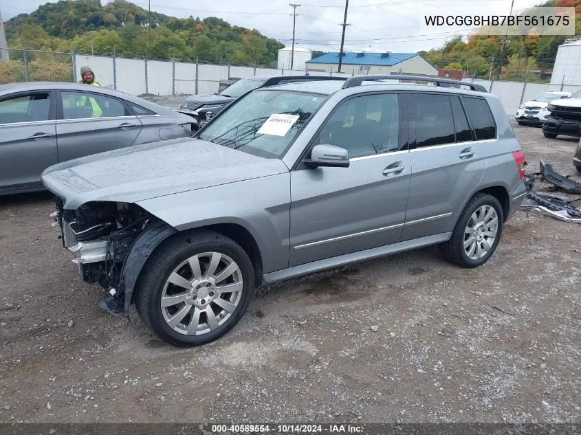 2011 Mercedes-Benz Glk 350 4Matic VIN: WDCGG8HB7BF561675 Lot: 40589554