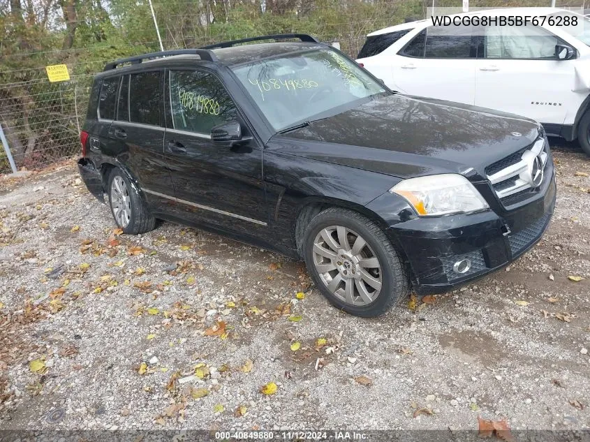 2011 Mercedes-Benz Glk 350 4Matic VIN: WDCGG8HB5BF676288 Lot: 40849880