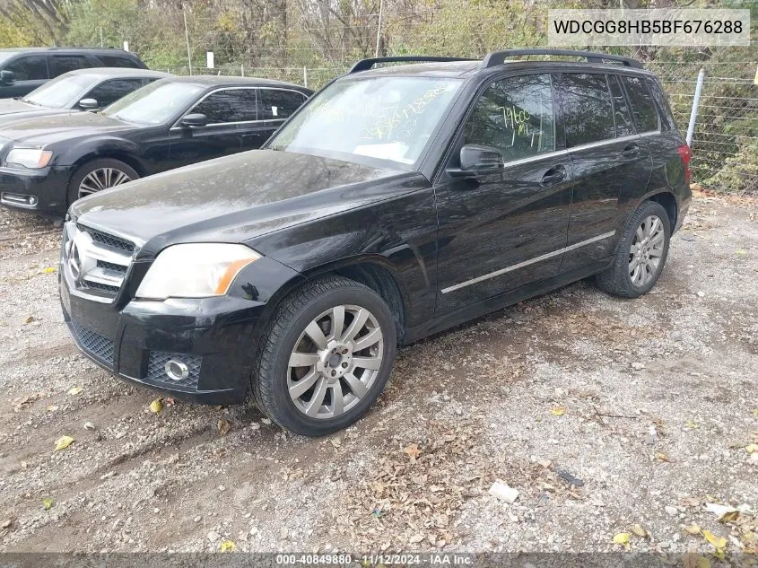 2011 Mercedes-Benz Glk 350 4Matic VIN: WDCGG8HB5BF676288 Lot: 40849880