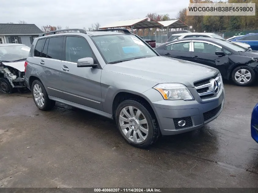 2011 Mercedes-Benz Glk 350 4Matic VIN: WDCGG8HB3BF659800 Lot: 40860207