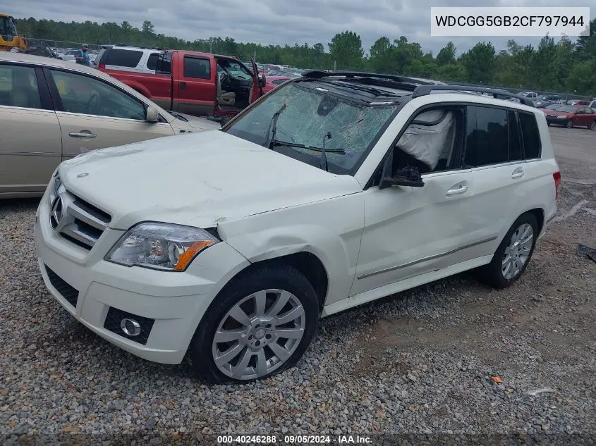 2012 Mercedes-Benz Glk 350 350 VIN: WDCGG5GB2CF797944 Lot: 40246288