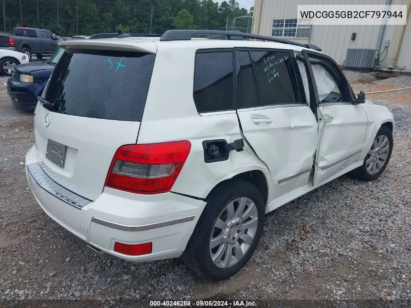 2012 Mercedes-Benz Glk 350 350 VIN: WDCGG5GB2CF797944 Lot: 40246288