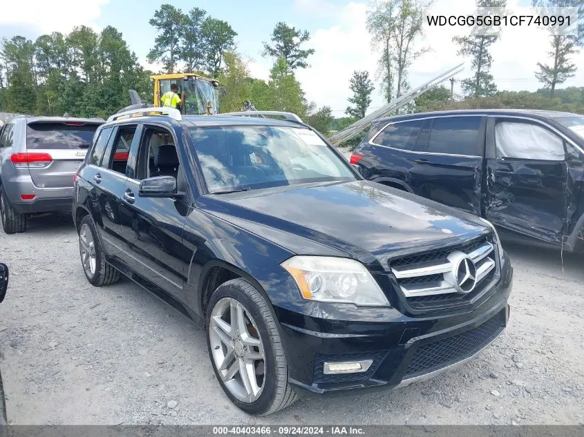 2012 Mercedes-Benz Glk 350 VIN: WDCGG5GB1CF740991 Lot: 40403466