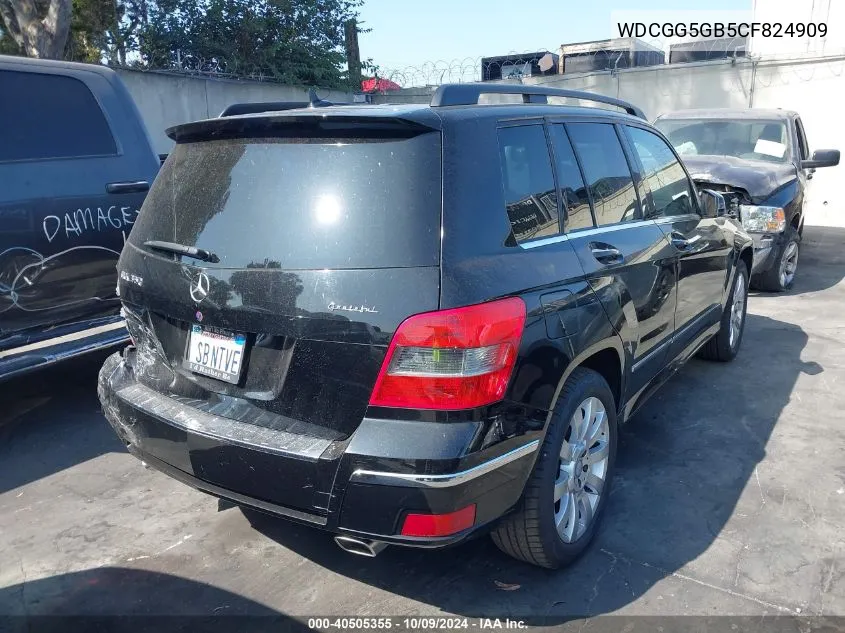 2012 Mercedes-Benz Glk 350 VIN: WDCGG5GB5CF824909 Lot: 40505355