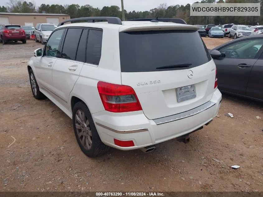 2012 Mercedes-Benz Glk 350 4Matic VIN: WDCGG8HB9CF829305 Lot: 40763290