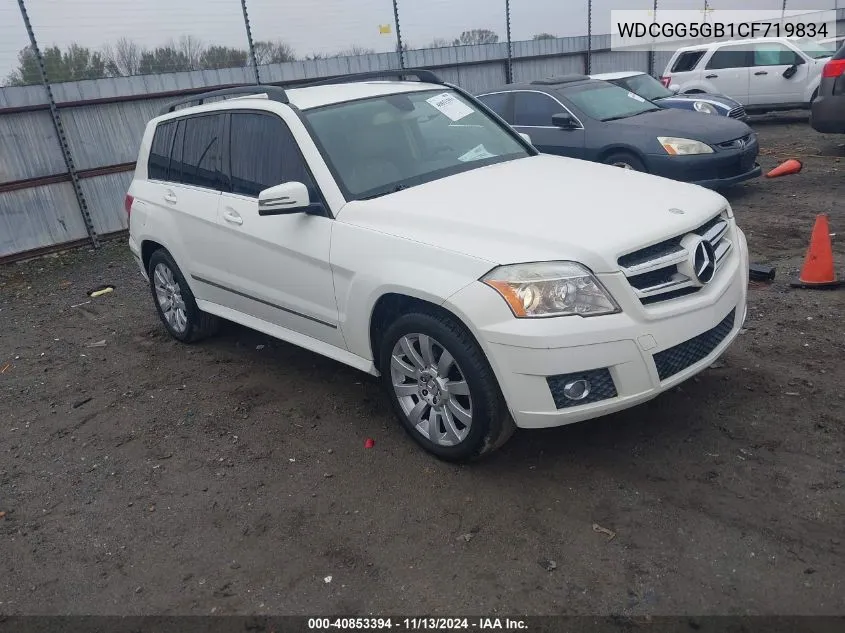 2012 Mercedes-Benz Glk 350 VIN: WDCGG5GB1CF719834 Lot: 40853394