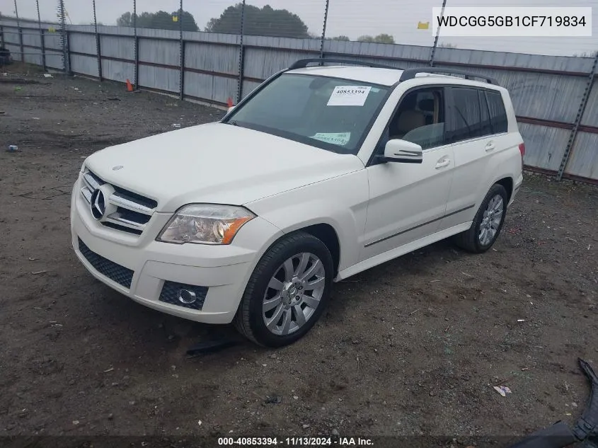 2012 Mercedes-Benz Glk 350 VIN: WDCGG5GB1CF719834 Lot: 40853394