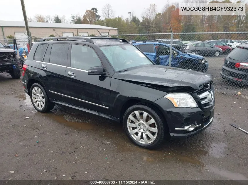 2012 Mercedes-Benz Glk 350 4Matic VIN: WDCGG8HB4CF932373 Lot: 40868733