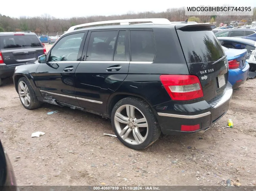 2012 Mercedes-Benz Glk 350 4Matic VIN: WDCGG8HB5CF744395 Lot: 40887939