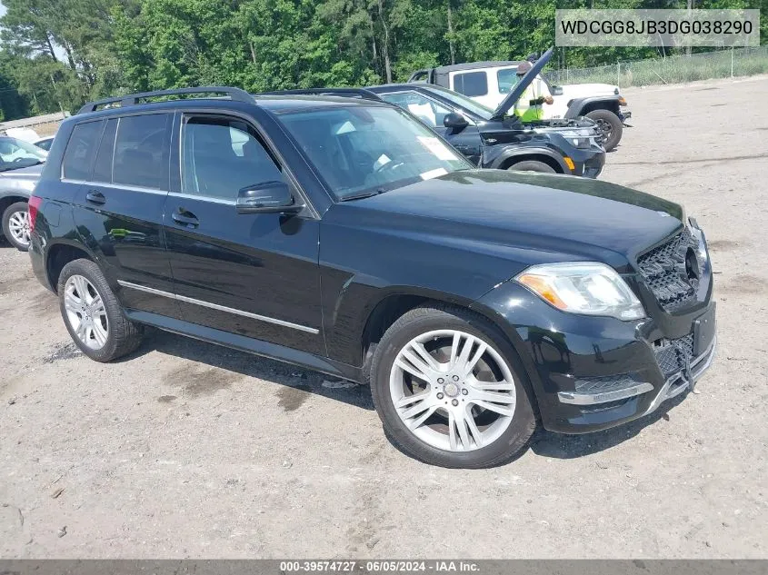 2013 Mercedes-Benz Glk 350 4Matic VIN: WDCGG8JB3DG038290 Lot: 39574727