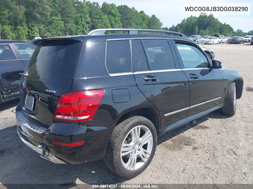 2013 Mercedes-Benz Glk 350 4Matic VIN: WDCGG8JB3DG038290 Lot: 39574727