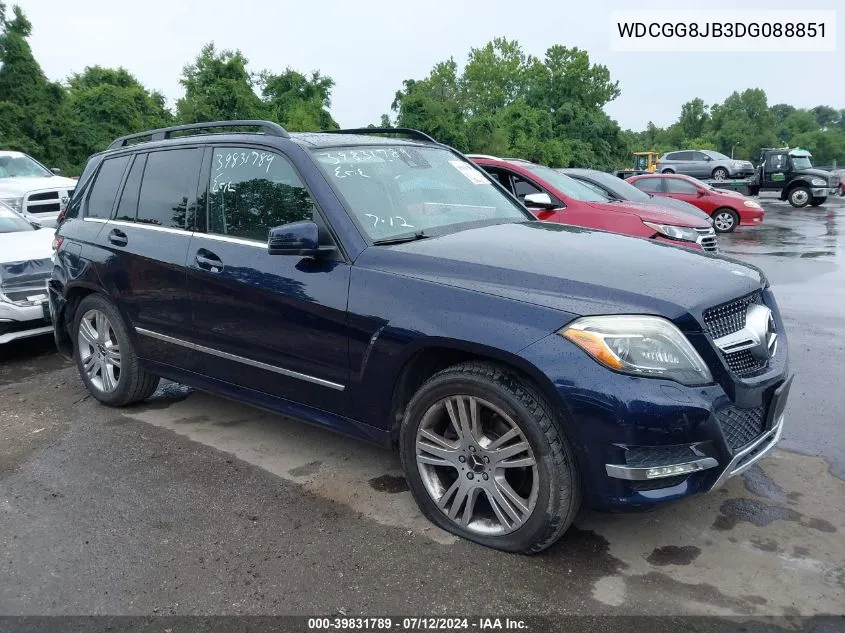 2013 Mercedes-Benz Glk 350 4Matic VIN: WDCGG8JB3DG088851 Lot: 39831789