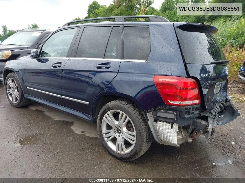 2013 Mercedes-Benz Glk 350 4Matic VIN: WDCGG8JB3DG088851 Lot: 39831789