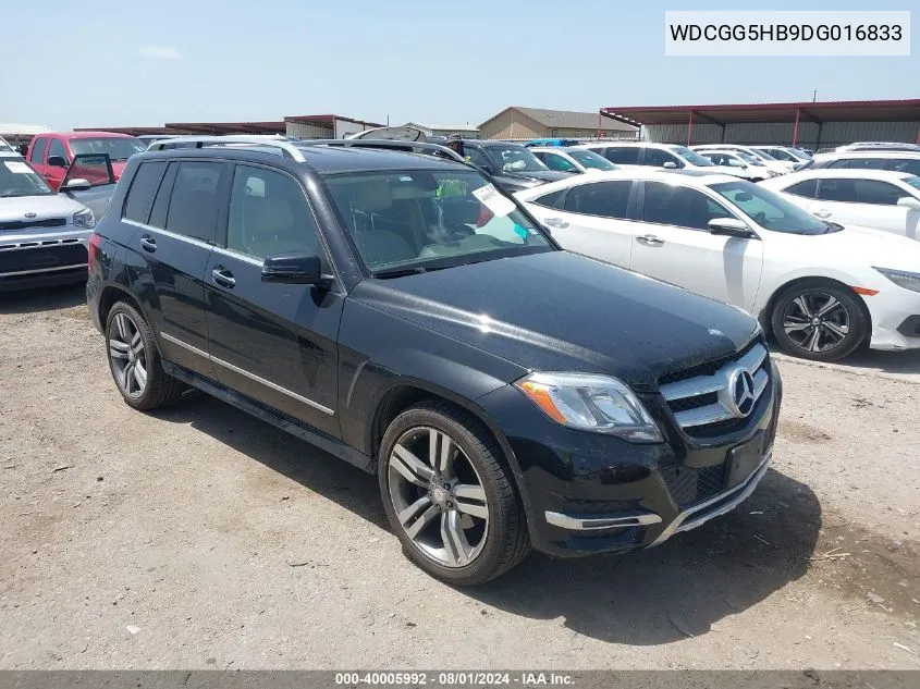 2013 Mercedes-Benz Glk 350 VIN: WDCGG5HB9DG016833 Lot: 40005992