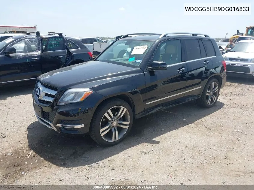 2013 Mercedes-Benz Glk 350 VIN: WDCGG5HB9DG016833 Lot: 40005992