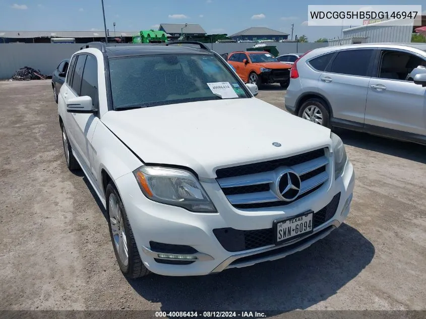 2013 Mercedes-Benz Glk 350 VIN: WDCGG5HB5DG146947 Lot: 40086434