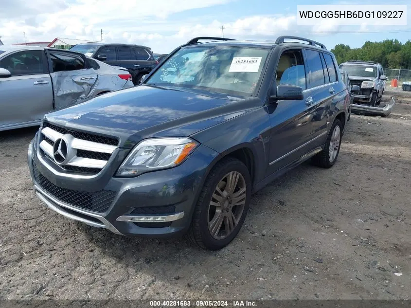 2013 Mercedes-Benz Glk 350 VIN: WDCGG5HB6DG109227 Lot: 40281683