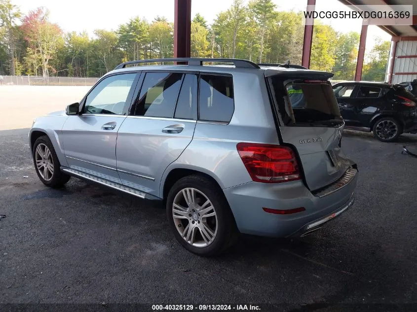 2013 Mercedes-Benz Glk 350 VIN: WDCGG5HBXDG016369 Lot: 40325129