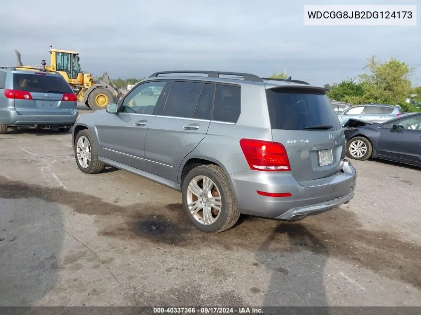 2013 Mercedes-Benz Glk 350 4Matic VIN: WDCGG8JB2DG124173 Lot: 40337366