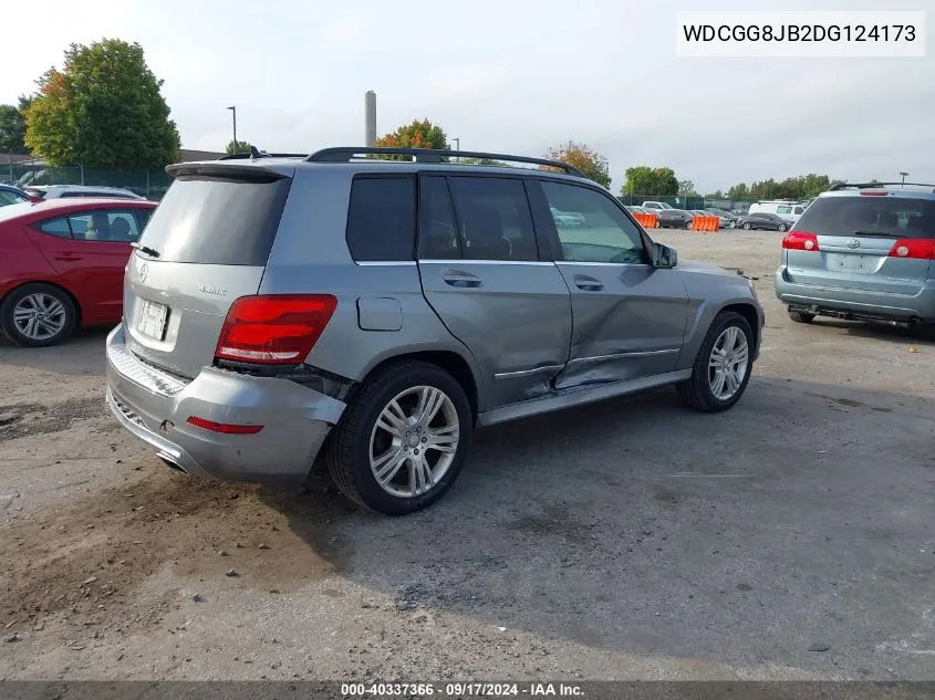 2013 Mercedes-Benz Glk 350 4Matic VIN: WDCGG8JB2DG124173 Lot: 40337366