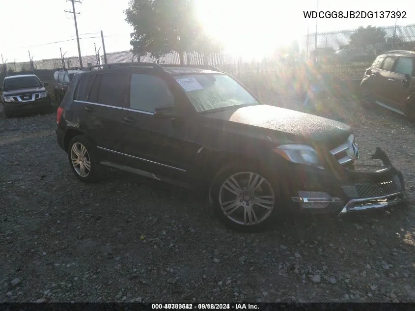 2013 Mercedes-Benz Glk 350 4Matic VIN: WDCGG8JB2DG137392 Lot: 40823514