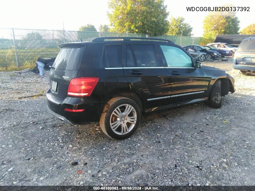 2013 Mercedes-Benz Glk 350 4Matic VIN: WDCGG8JB2DG137392 Lot: 40823514