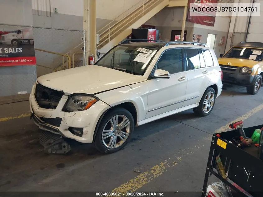 2013 Mercedes-Benz Glk 350 4Matic VIN: WDCGG8JB7DG104761 Lot: 40395021