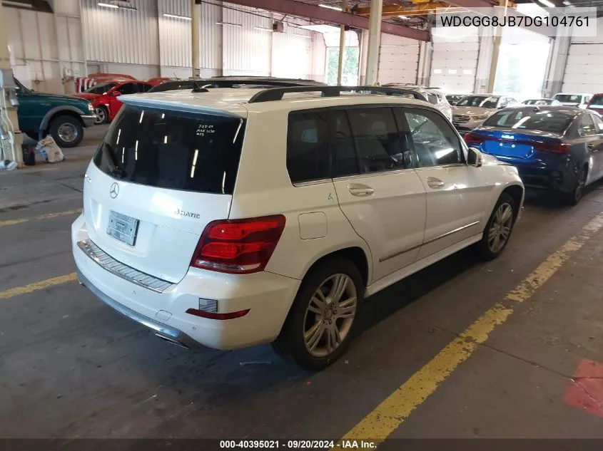 2013 Mercedes-Benz Glk 350 4Matic VIN: WDCGG8JB7DG104761 Lot: 40395021