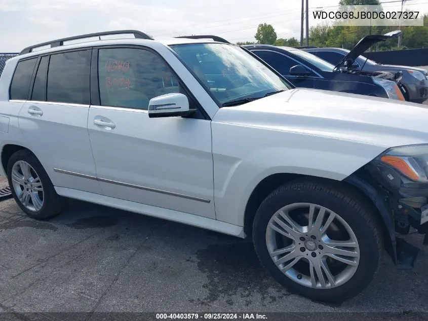 2013 Mercedes-Benz Glk 350 4Matic VIN: WDCGG8JB0DG027327 Lot: 40403579