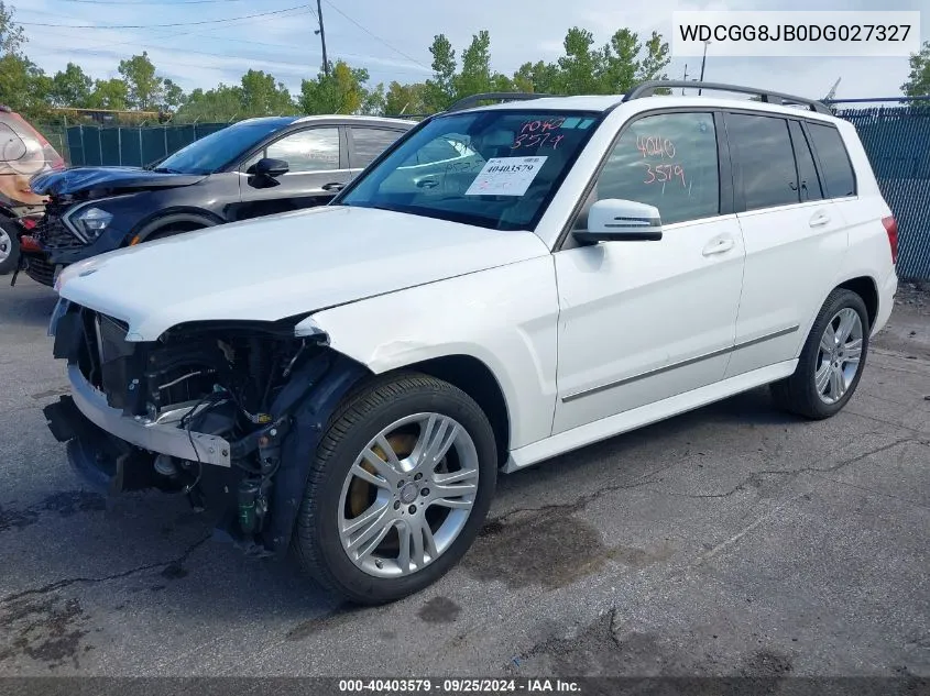 2013 Mercedes-Benz Glk 350 4Matic VIN: WDCGG8JB0DG027327 Lot: 40403579