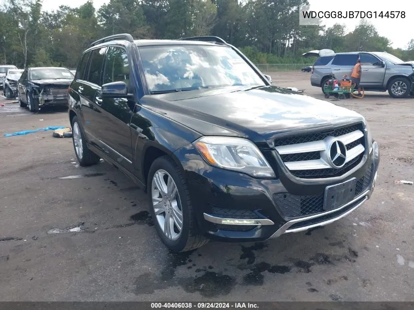 2013 Mercedes-Benz Glk 350 4Matic VIN: WDCGG8JB7DG144578 Lot: 40406038