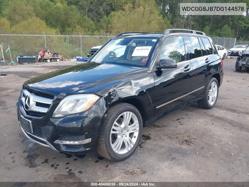 2013 Mercedes-Benz Glk 350 4Matic VIN: WDCGG8JB7DG144578 Lot: 40406038