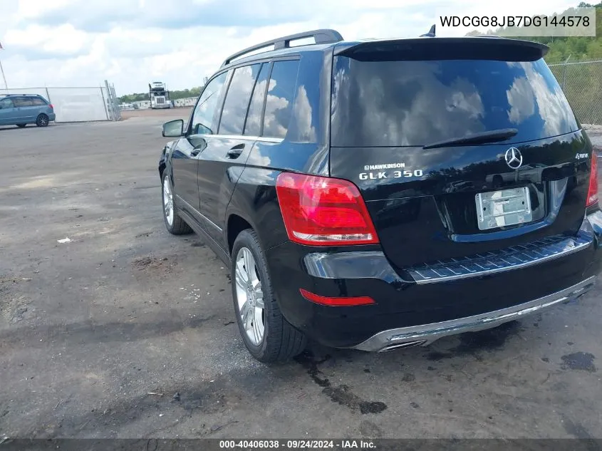 2013 Mercedes-Benz Glk 350 4Matic VIN: WDCGG8JB7DG144578 Lot: 40406038