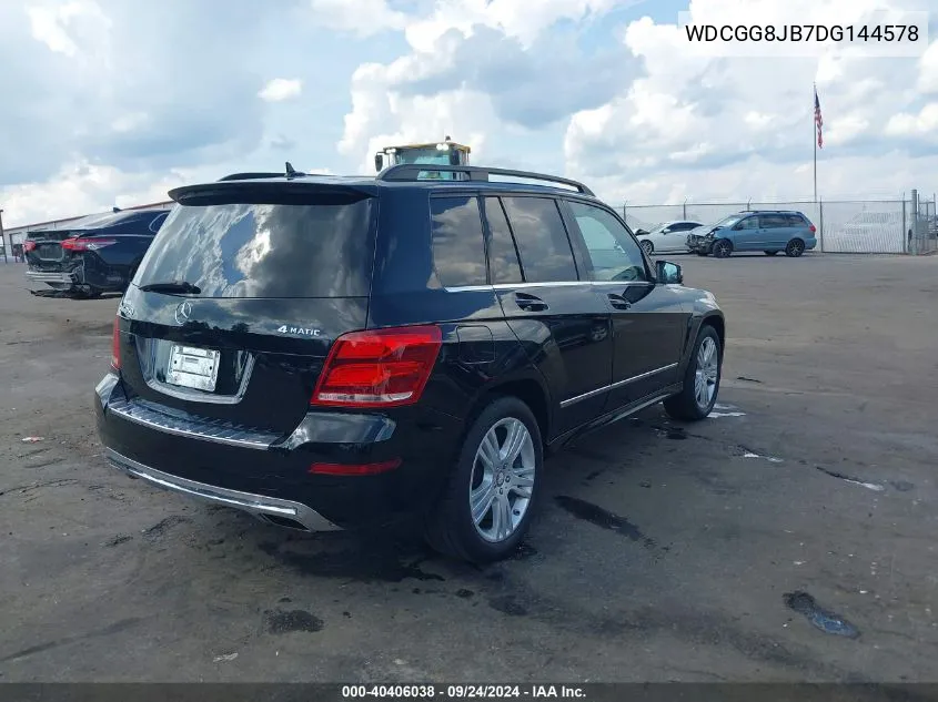 2013 Mercedes-Benz Glk 350 4Matic VIN: WDCGG8JB7DG144578 Lot: 40406038