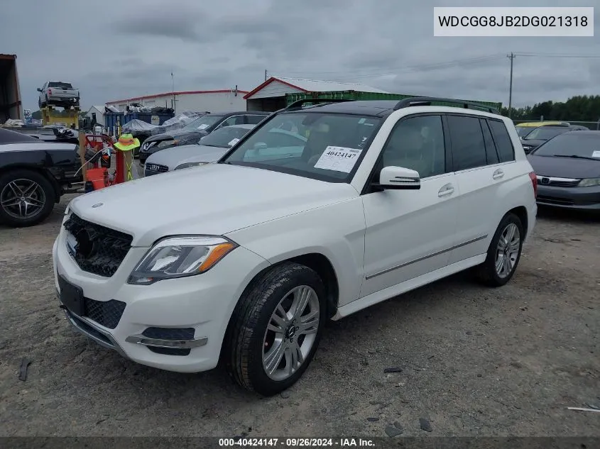 2013 Mercedes-Benz Glk 350 4Matic VIN: WDCGG8JB2DG021318 Lot: 40424147