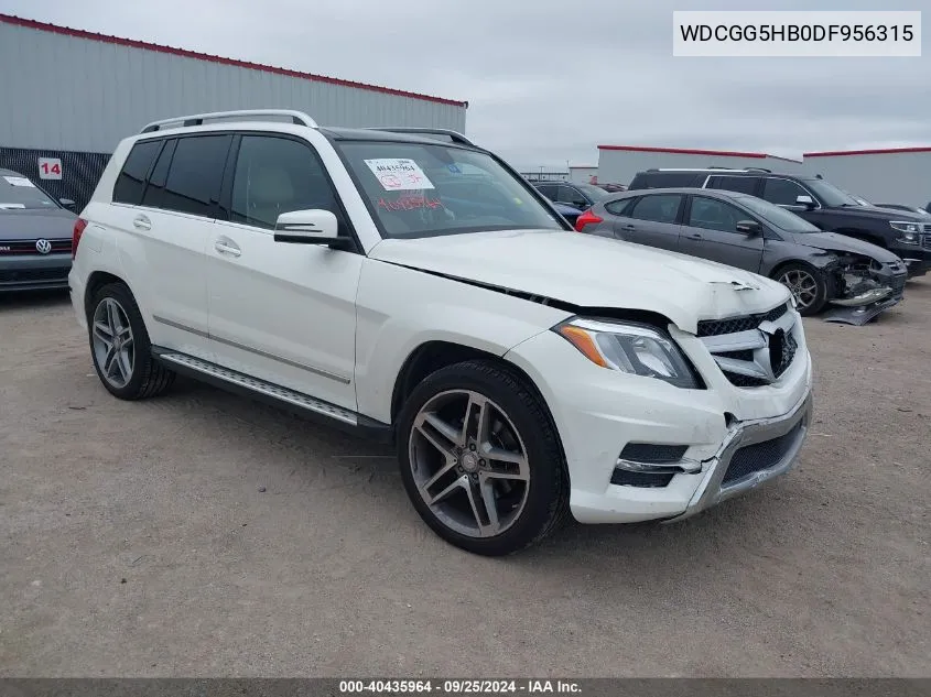 2013 Mercedes-Benz Glk 350 VIN: WDCGG5HB0DF956315 Lot: 40435964