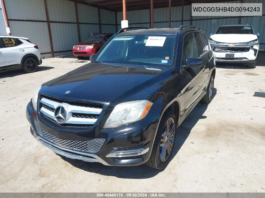 2013 Mercedes-Benz Glk 350 350 VIN: WDCGG5HB4DG094243 Lot: 40468175