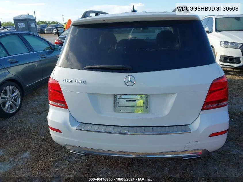 2013 Mercedes-Benz Glk 350 VIN: WDCGG5HB9DG130508 Lot: 40476950