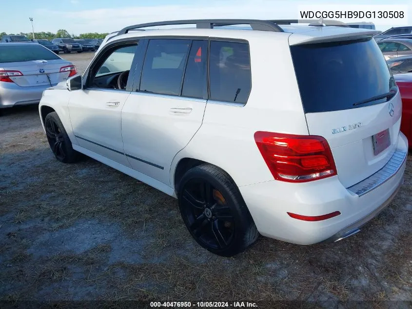 2013 Mercedes-Benz Glk 350 VIN: WDCGG5HB9DG130508 Lot: 40476950