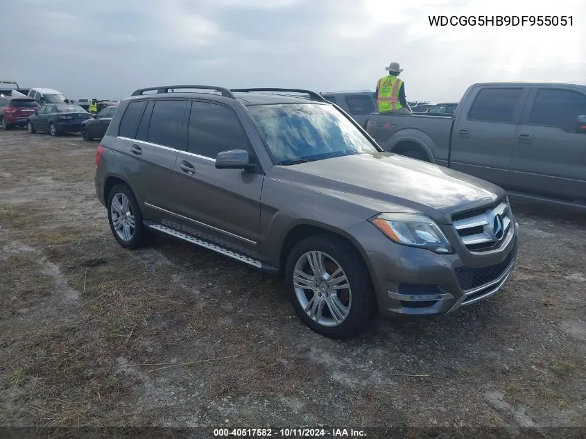 2013 Mercedes-Benz Glk 350 VIN: WDCGG5HB9DF955051 Lot: 40517582