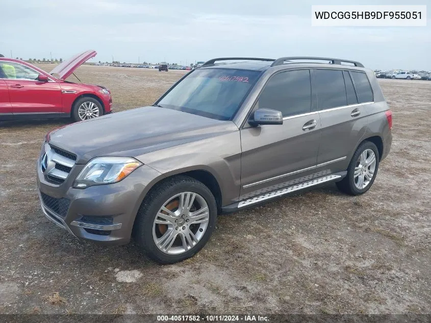 2013 Mercedes-Benz Glk 350 VIN: WDCGG5HB9DF955051 Lot: 40517582