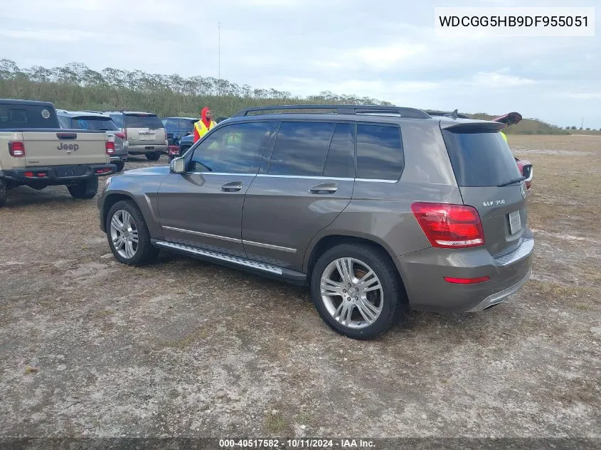 2013 Mercedes-Benz Glk 350 VIN: WDCGG5HB9DF955051 Lot: 40517582