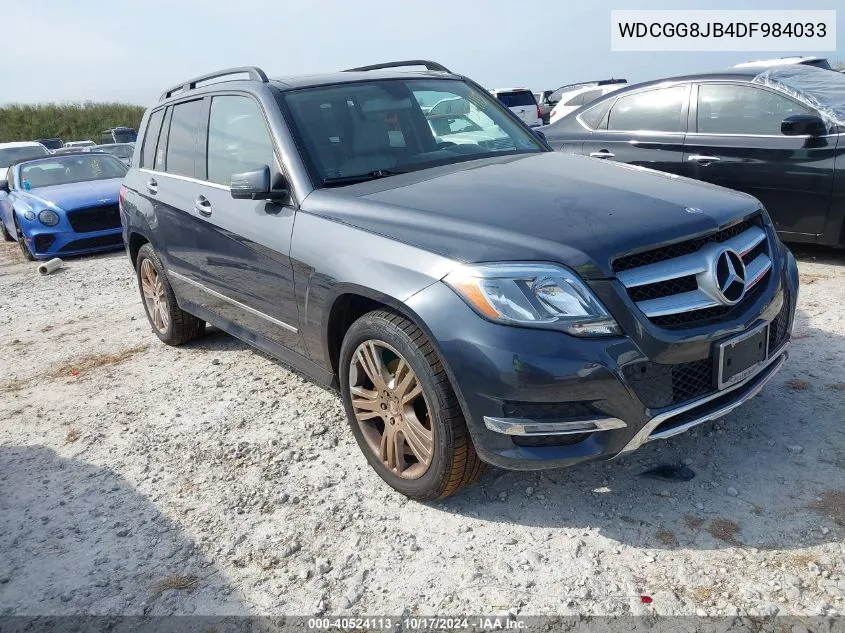 2013 Mercedes-Benz Glk 350 350 4Matic VIN: WDCGG8JB4DF984033 Lot: 40524113