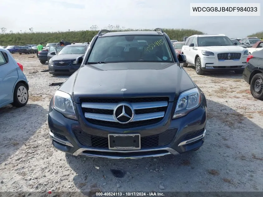 2013 Mercedes-Benz Glk 350 350 4Matic VIN: WDCGG8JB4DF984033 Lot: 40524113