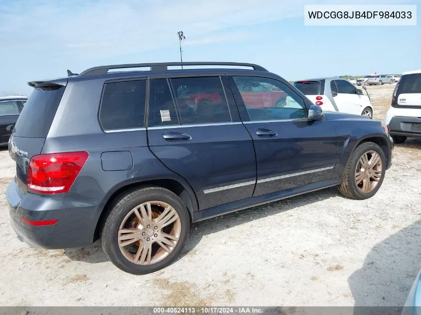 2013 Mercedes-Benz Glk 350 350 4Matic VIN: WDCGG8JB4DF984033 Lot: 40524113