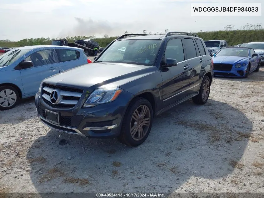 2013 Mercedes-Benz Glk 350 350 4Matic VIN: WDCGG8JB4DF984033 Lot: 40524113