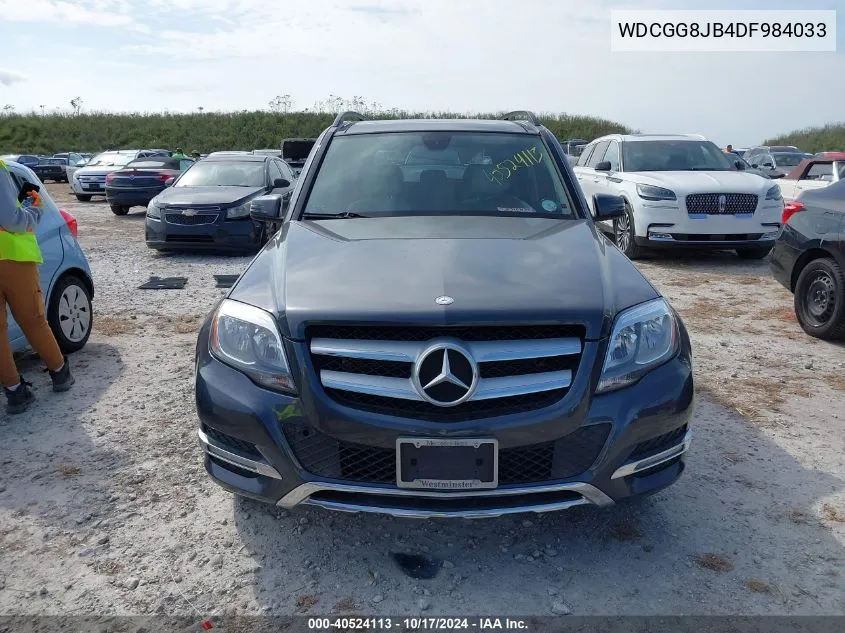 2013 Mercedes-Benz Glk 350 350 4Matic VIN: WDCGG8JB4DF984033 Lot: 40524113