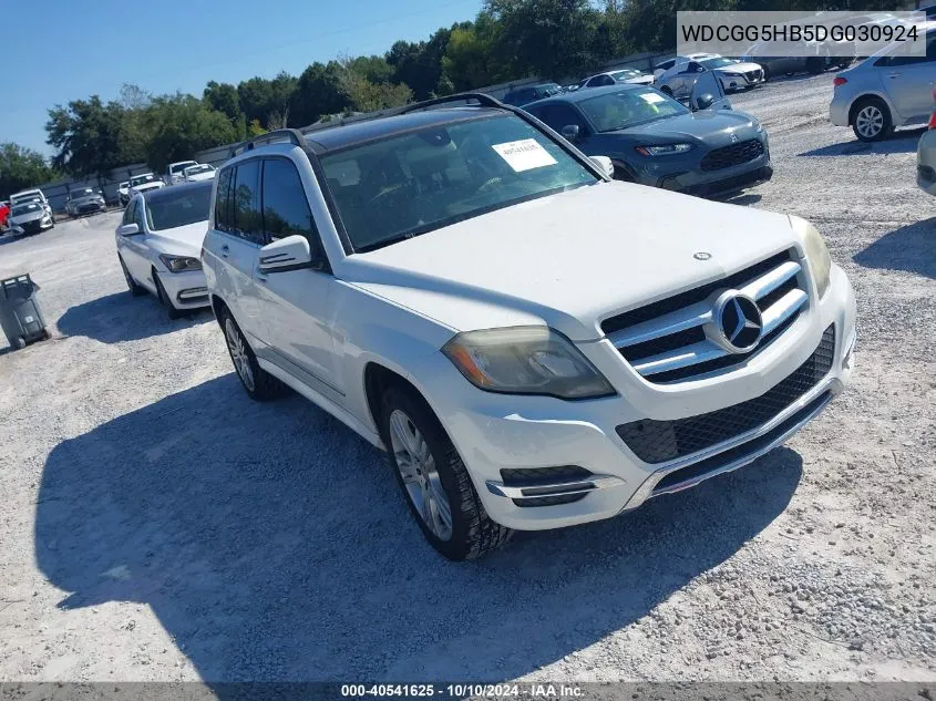 2013 Mercedes-Benz Glk 350 VIN: WDCGG5HB5DG030924 Lot: 40541625